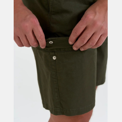 MĘSKIE spodenki CARGO BAWEŁNIANE Z KIESZENIAMI KHAKI MORAJ